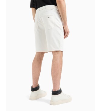 Armani Exchange Short 5 poches blanc