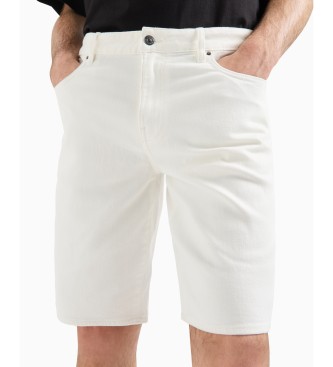 Armani Exchange Short 5 poches blanc