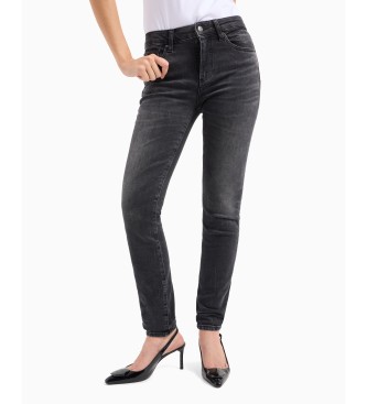 Armani Exchange Super skinny jeans zwart