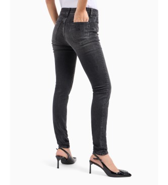 Armani Exchange Super skinny jeans zwart