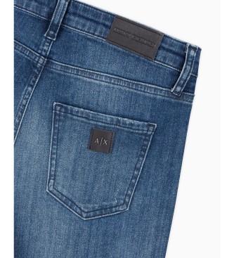 Armani Exchange Jeans 5 poches bleu