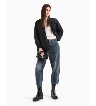 Armani Exchange Blue high-waisted jeans