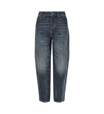 Armani Exchange Blue high-waisted jeans