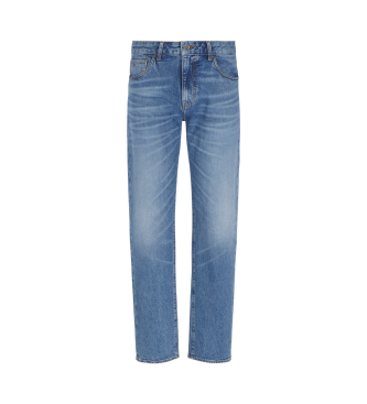 Armani Exchange Blauwe 5-pocket jeans