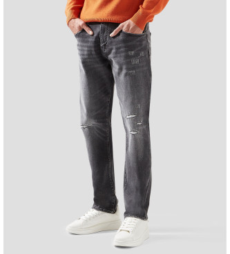 Armani Exchange Grijze 5-pocket jeans