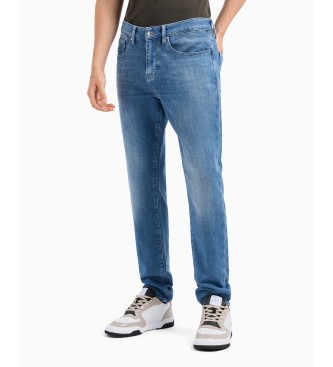 Armani Exchange Jeans 5 poches bleu