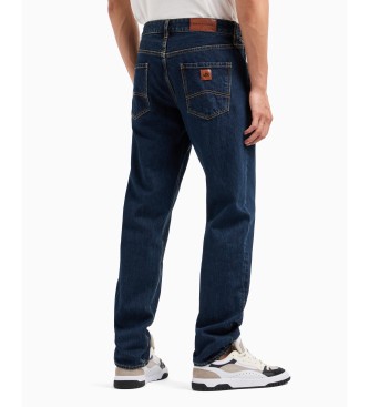 Armani Exchange Jeans 5 bolsillos azul oscuro