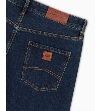 Armani Exchange Jeans 5 bolsillos azul oscuro