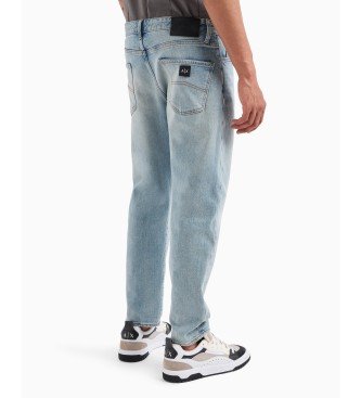 Armani Exchange Jeans carrot fit J71 en denim stretch bleu confortable