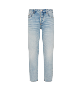 Armani Exchange Jeans carrot fit J71 en cmodo denim elstico azul