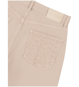 Armani Exchange Beige 5-pocket jeans