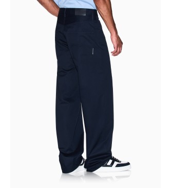 Armani Exchange Pantaloni blu navy a 5 tasche
