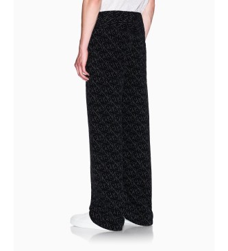 Armani Exchange Multi Logo Broek zwart