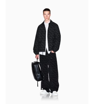 Armani Exchange Multi Logo Broek zwart