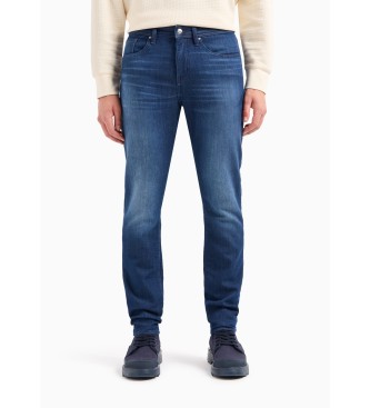 Armani Exchange Blauwe skinny jeans
