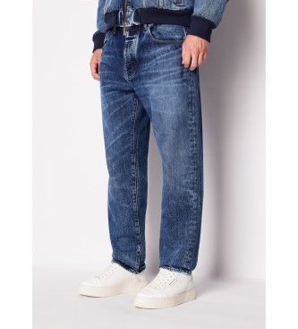 Armani Exchange Jeans Tapered azul