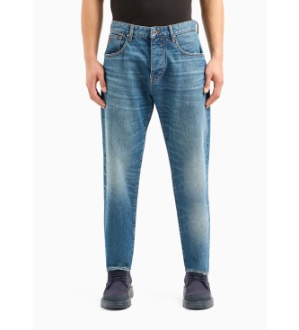 Armani Exchange Jeans rectos 5 Tasche azul