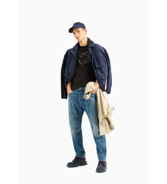 Armani Exchange Jeans dritti 5 Tasche blu