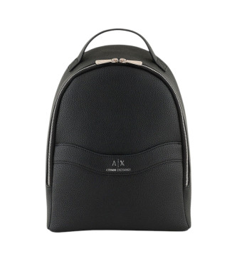 Armani Exchange Round Backpack Black