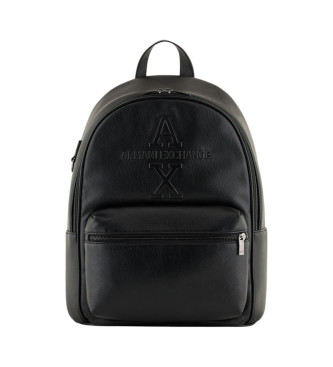 Armani Exchange Nahrbtnik z logotipom Black