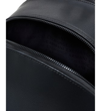 Armani Exchange Shiny effect backpack with black pocket