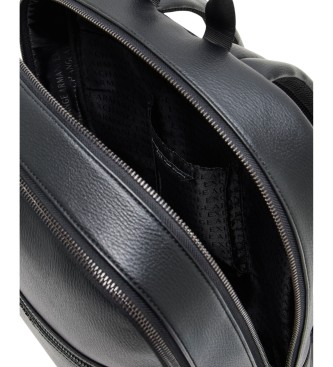 Armani Exchange Square backpack with black logo