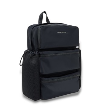 AIX Armani Exchange Rygsk med flere lommer, sort