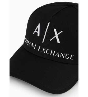 Armani Exchange Gorra negro negro