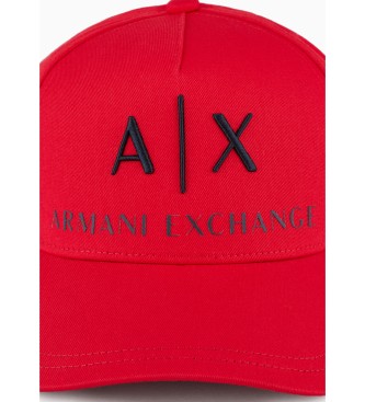 Armani Exchange Gorra  rojo