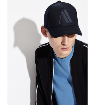 Armani Exchange Gorra lisa marino