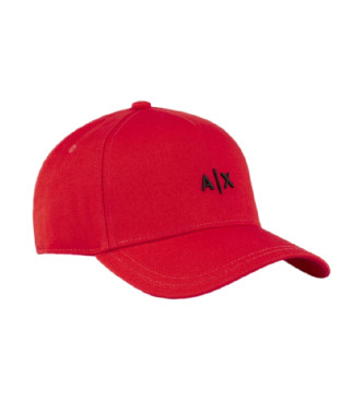 Armani Exchange Rdeča kapa