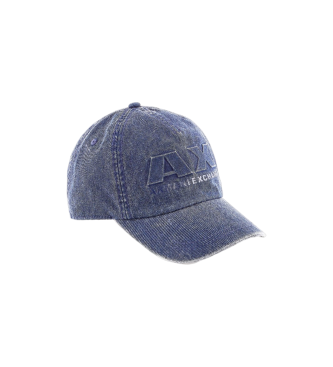 Armani Exchange Niebieska czapka