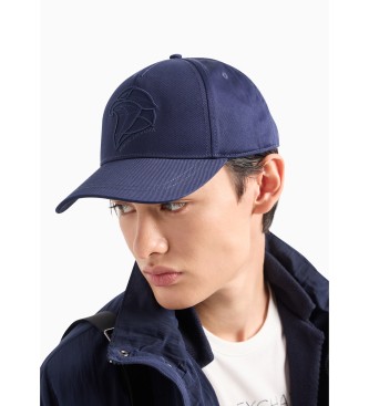 Armani Exchange Navy plain cap