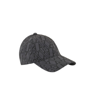 Armani Exchange Casquette de baseball gris fonc