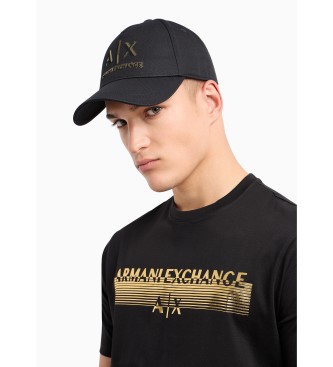 Armani Exchange Berretto da baseball nero