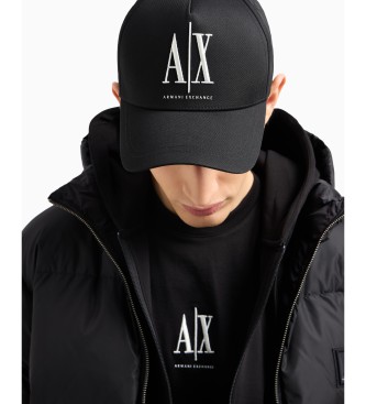 Armani Exchange Baseballska kapa črna