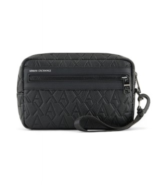 Armani Exchange Saco com relevo preto