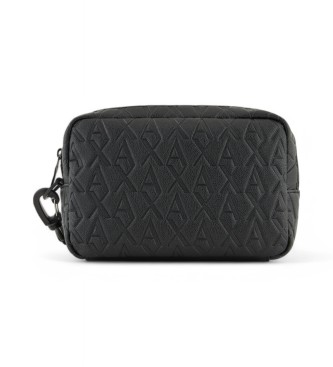 Armani Exchange Saco com relevo preto