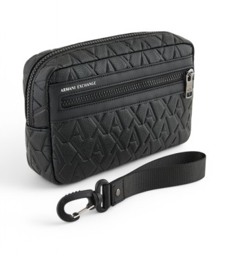 Armani Exchange Saco com relevo preto