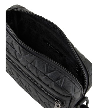 Armani Exchange Saco com relevo preto