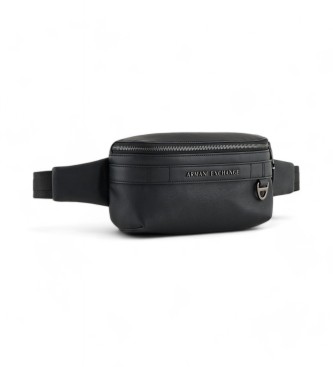 Armani Exchange Marsupio in tessuto rivestito nero