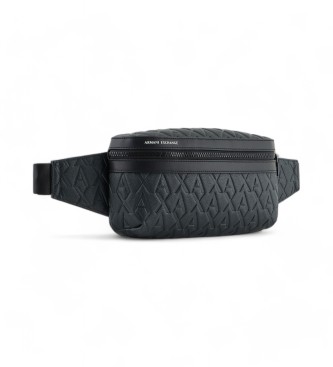 AIX Armani Exchange Saco de compras Logotipo preto