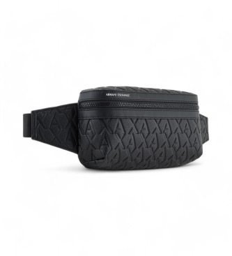 AIX Armani Exchange Saco de compras Logotipo preto