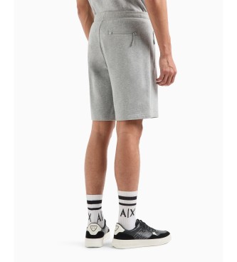 Armani Exchange Short de felpa francesa gris