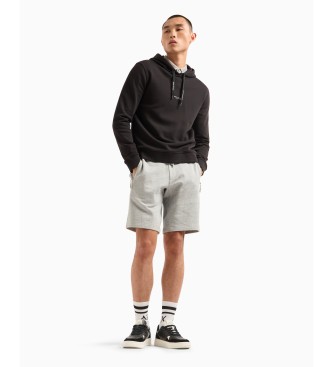 Armani Exchange Grijze French terry shorts