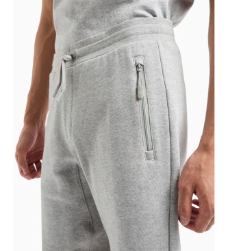 Armani Exchange Pantaloncini grigi in spugna francese