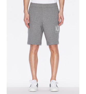 Armani Exchange Graue French Terry Shorts