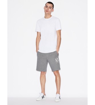 Armani Exchange Graue French Terry Shorts