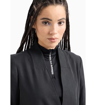 Armani Exchange Blazer deconstruida negro