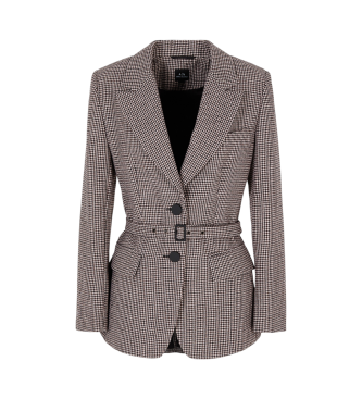 Armani Exchange Semi-Strukturierter Blazer Grau